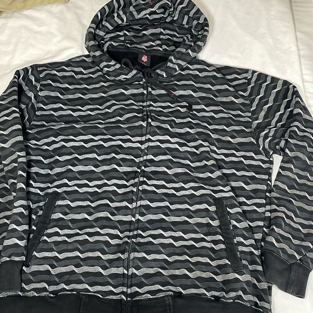 RDS Red Dragon Men’s Full Zip Hoodie Size Large